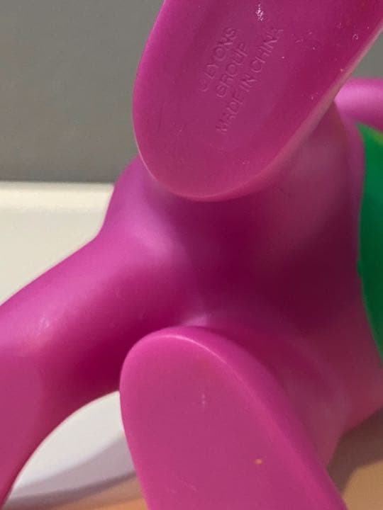 ビンテージ 90s Barney 杖 マジシャン バーニー 人形 フィギュア