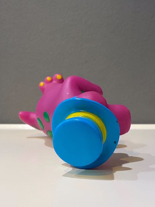 ビンテージ 90s Barney 杖 マジシャン バーニー 人形 フィギュア