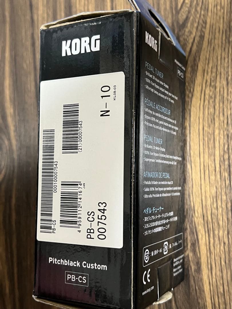 即発送 KORG PB-CS チューナー　箱説明書付き