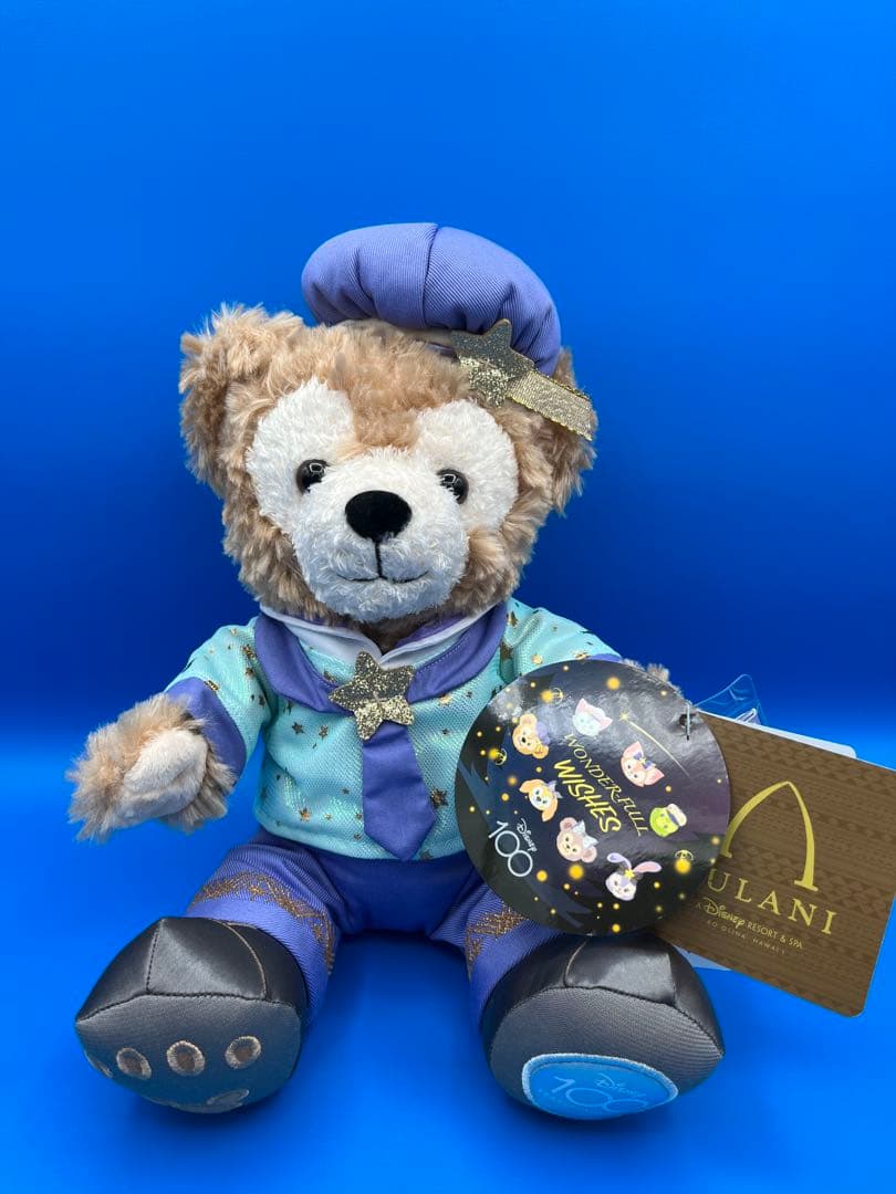 ダッフィー&シェリーメイぬいぐるみ　ディズニー　100周年　限定