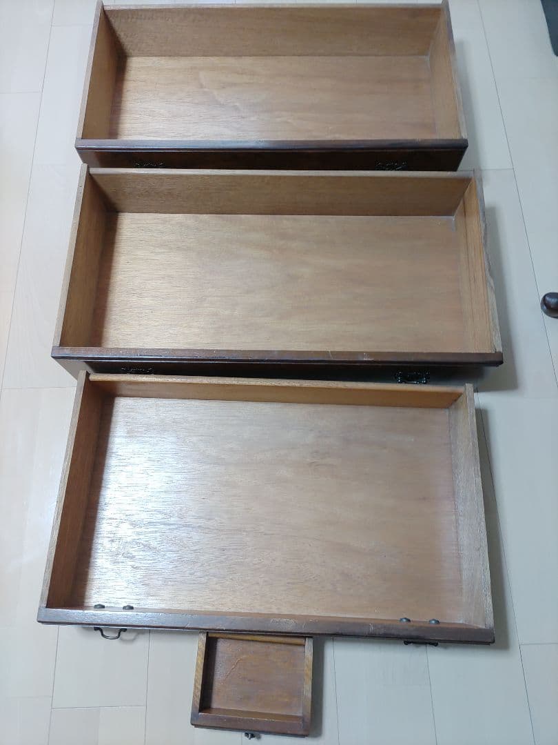 イギリス　アンティーク ライティングビューロー　ウォールナット猫脚