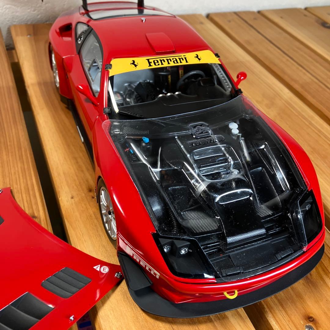 京商 1/18 フェラーリ575 GTC Evoluzione Red