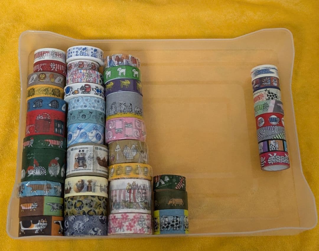 リサラーソン マスキングテープ 84本/全100種類＋ノベルティ8本セット 廃盤