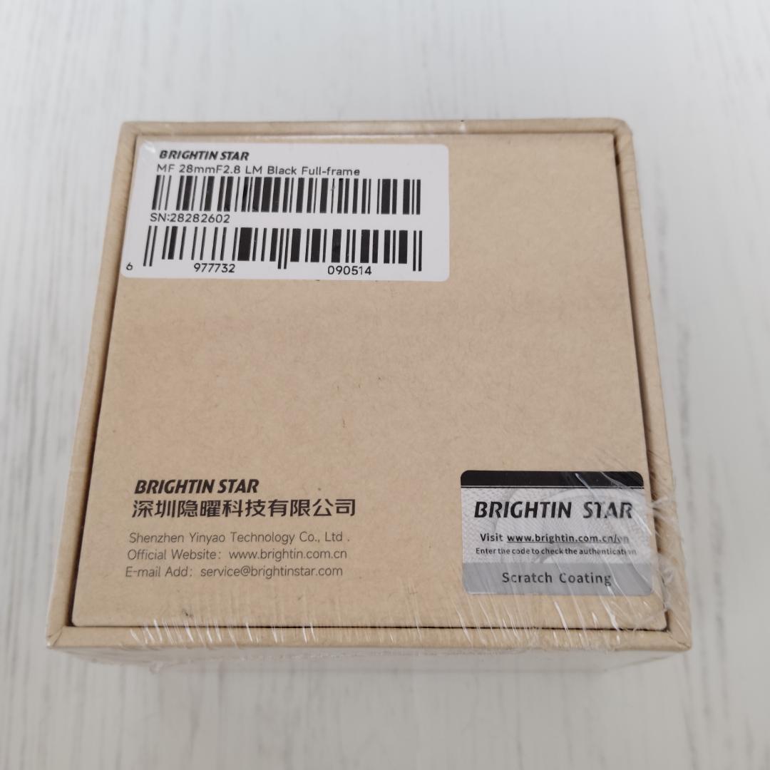 新品 Brightin Star 28mm F2.8 ライカMマウント レンズ