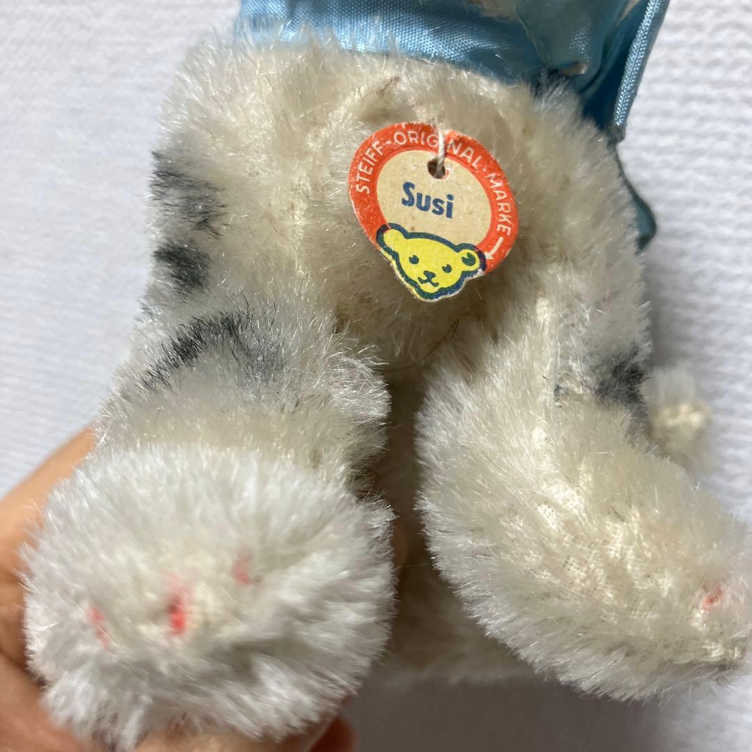 アンティーク　シュタイフ　猫のスージー　Susi お口の小さな美人さん