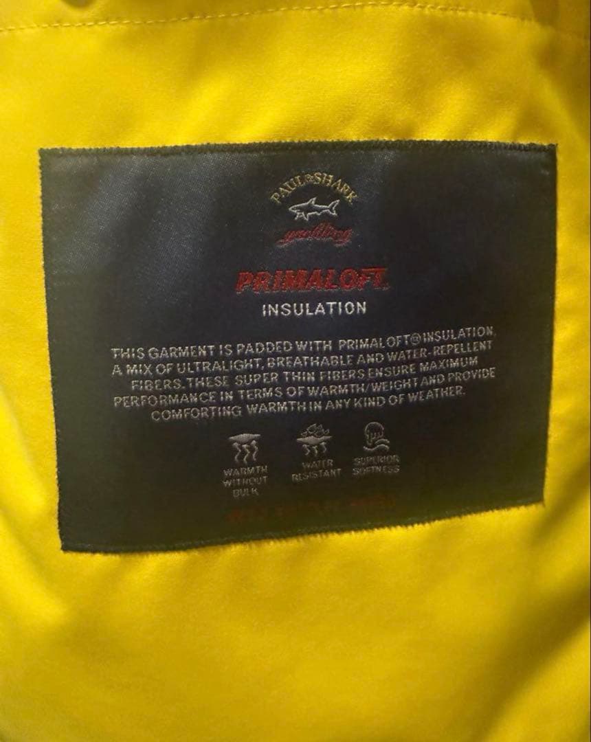 Paul＆sharkノルウェー国旗付きイエロージャケット