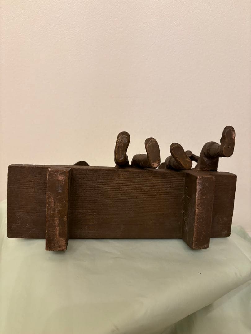 山*猫様 ともだち　　　と思われるブロンズ