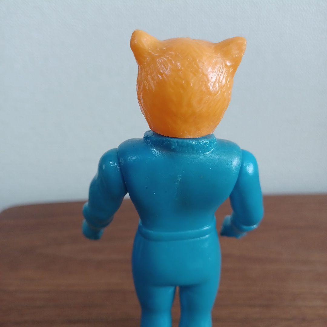 当時物　パチモノ「鉄人タイガーセブン」風のソフビフィギュア