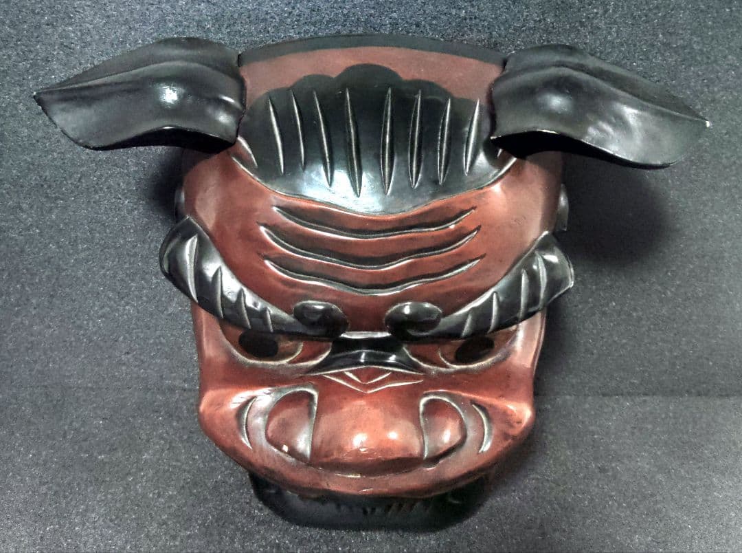 獅子頭　獅子舞　祭り　レトロ　骨董品