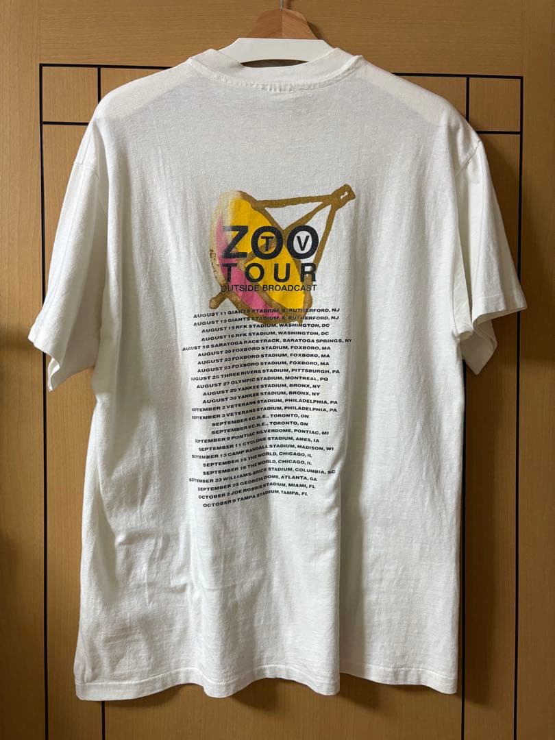 トップス 90's U2 The ZOO TV Tour T-shirt