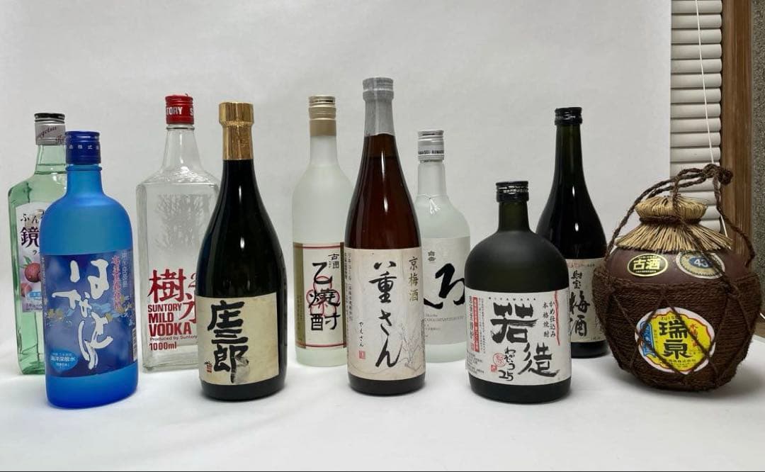 焼酎 サントリー 鏡月 しろ 越乃寒梅 梅酒 古酒 まとめ売り 未使用／未開封