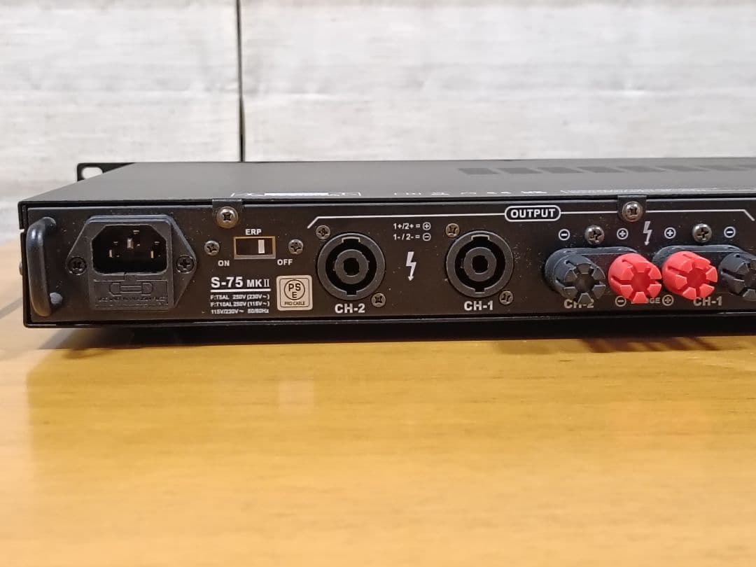 Thomann S-75 mk2 トーマン パワーアンプ【動作確認OK】