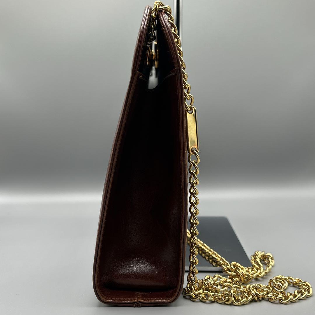 希少カラー サルヴァトーレフェラガモ ショルダーバッグ ガンチーニ チェーン