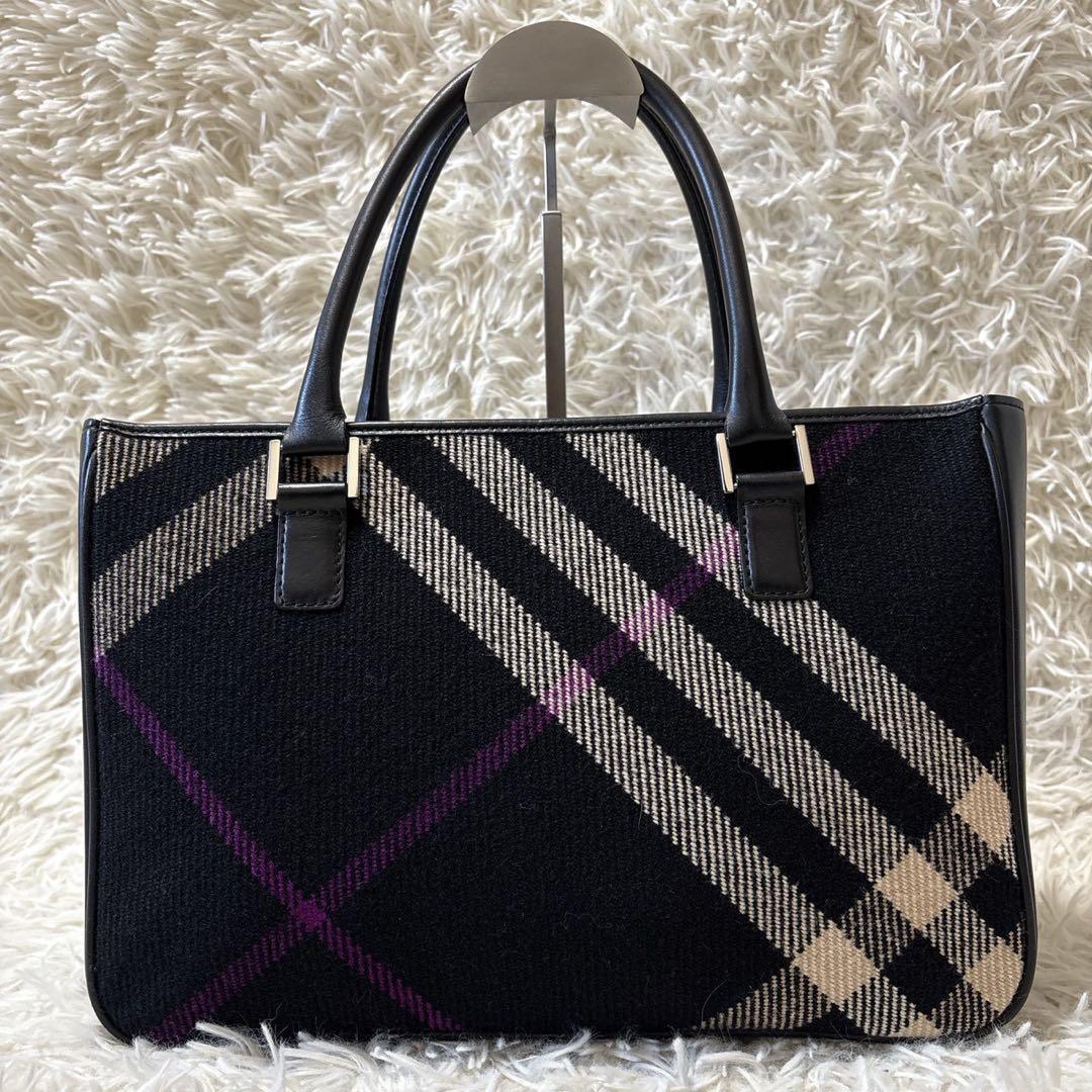バーバリー BURBERRY チェック柄 ハンドバッグ
