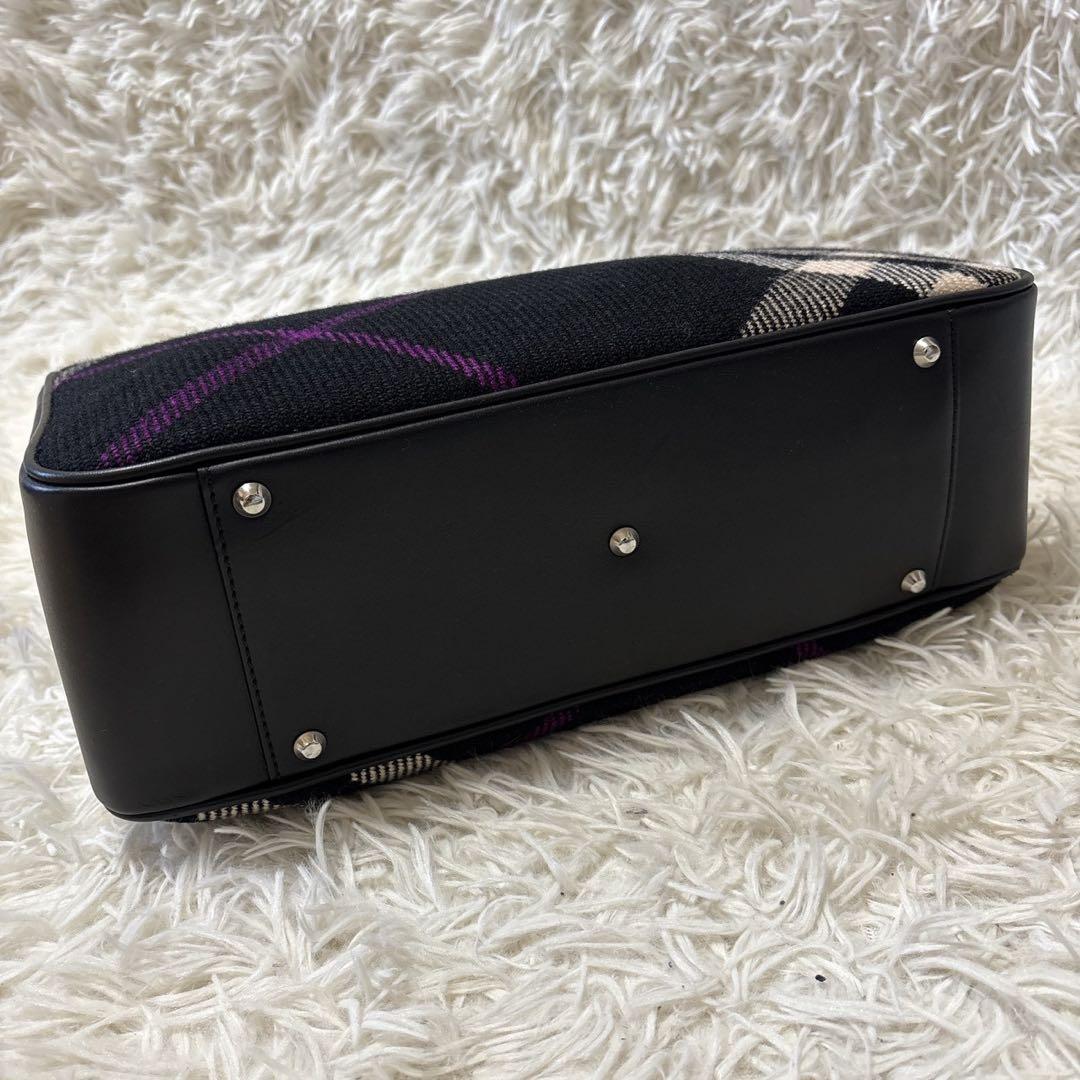 バーバリー BURBERRY チェック柄 ハンドバッグ