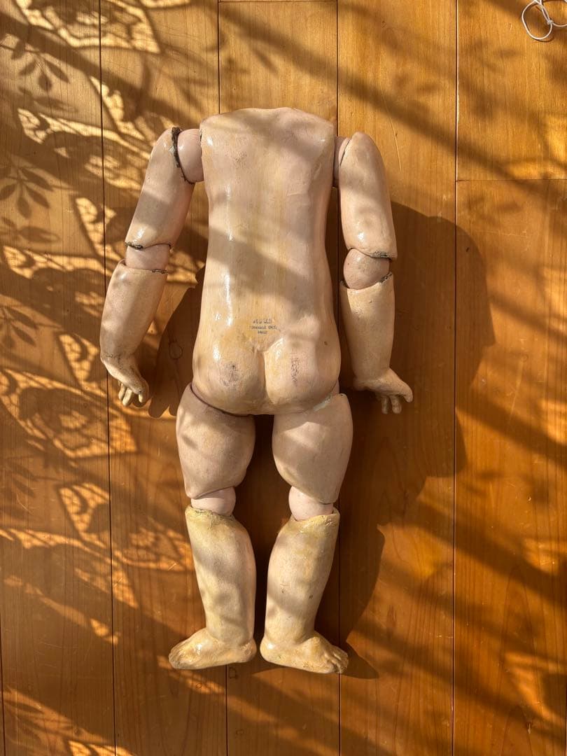 アンティークビスクドール ボディ　初期のジュモー　ポートレート　トリステ