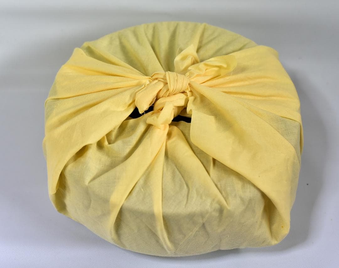 丹波焼　平水指割蓋付　お茶道具