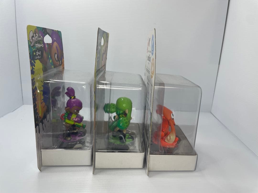 amiibo ガールライムグリーン　イカオレンジ　ボーイパープル　限定　未開封