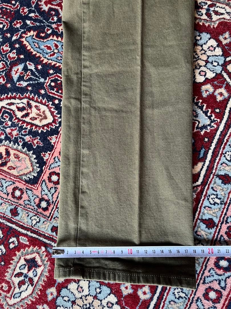 新品未使用/INCOTEX(インコテックス)100番モデル/33/チノパンツ/D