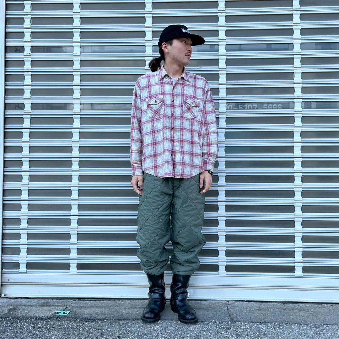 00s 米軍 実物 CWU-9/P ナイロン キルティング ライナー