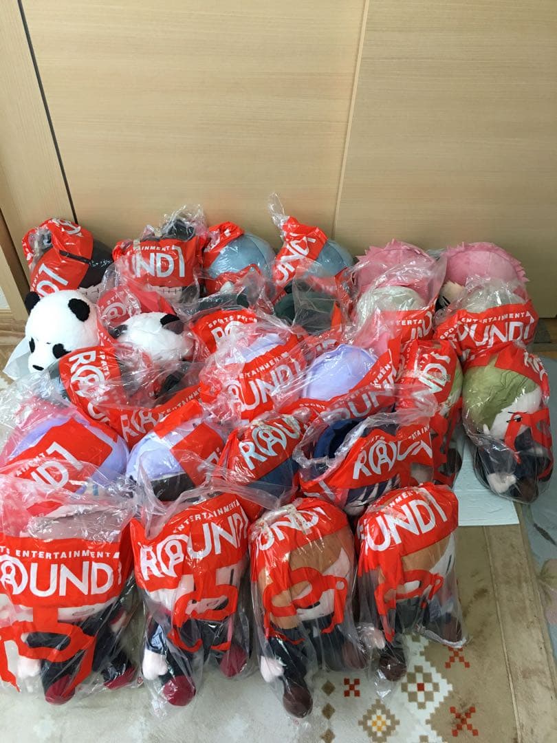 呪術廻戦　BIGぬいぐるみ　bigぬいぐるみ　プライズ　クレーンゲーム　タグ