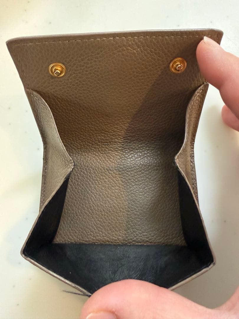 サンローラン ミニ財布 トープ