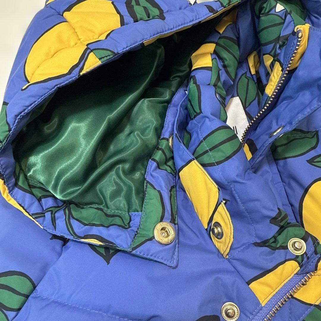 mini rodiniレモン柄中綿コート 92-98センチ