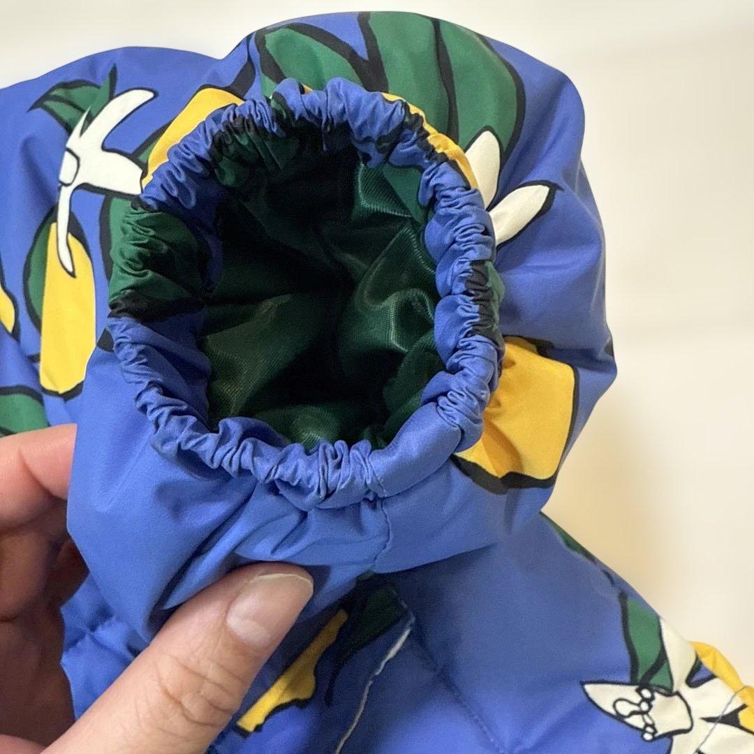 mini rodiniレモン柄中綿コート 92-98センチ