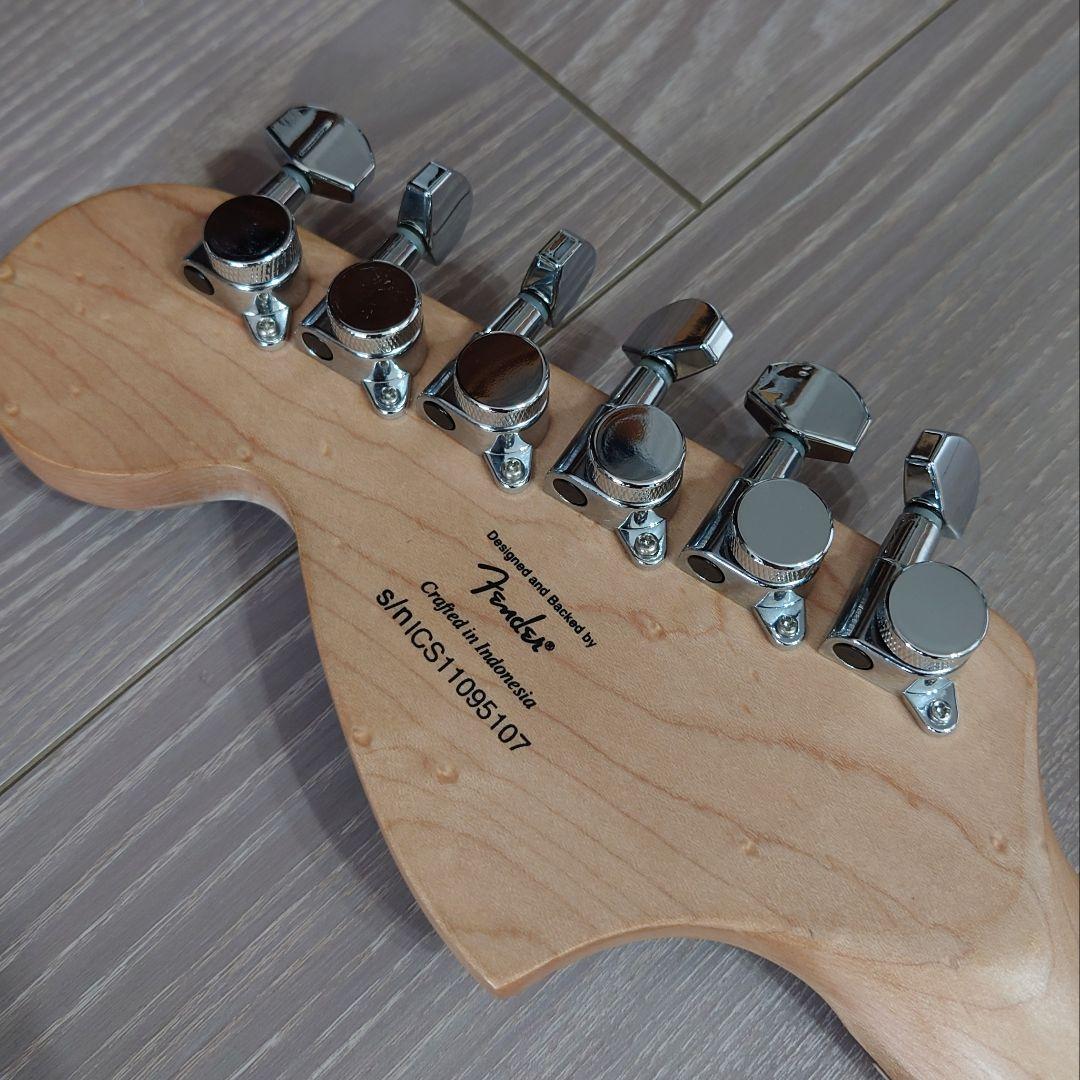 Squier Stratocaster Standard ブラック ラージヘッド