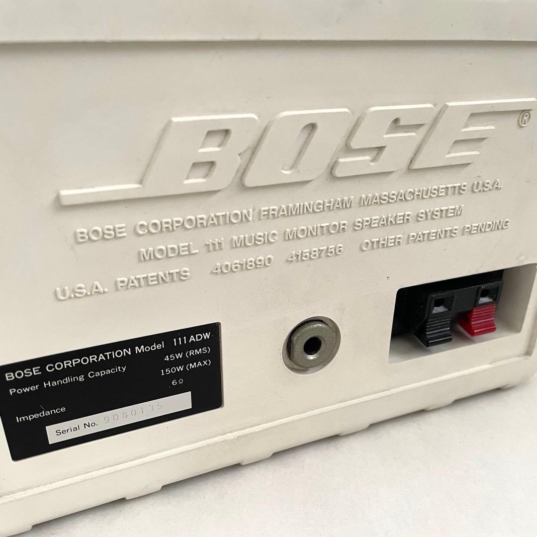BOSE ボーズ111ADW ペアスピーカーホワイト