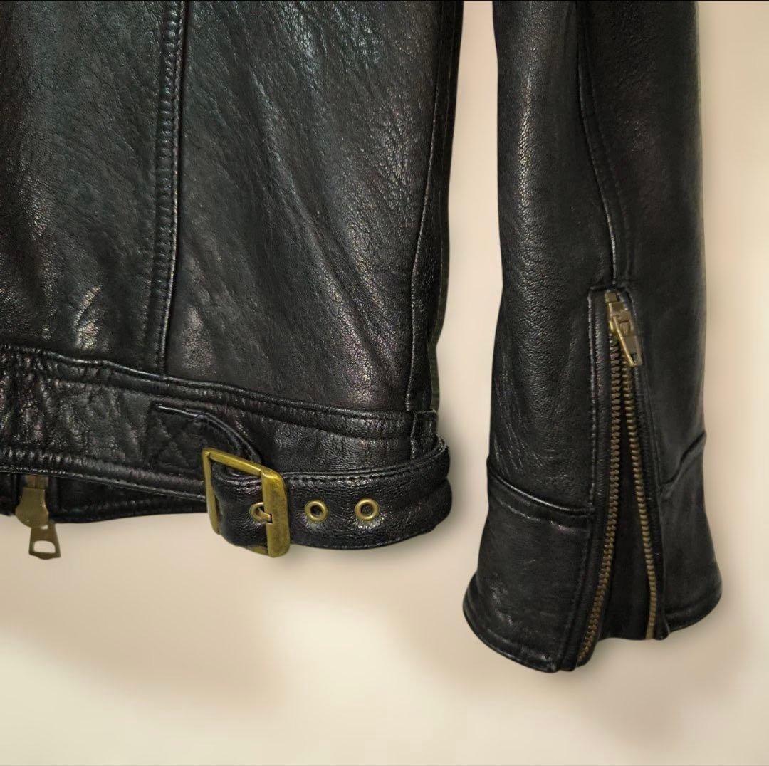 JACKROSE★本革ゴートレザー【山羊革】ライダースジャケット/3