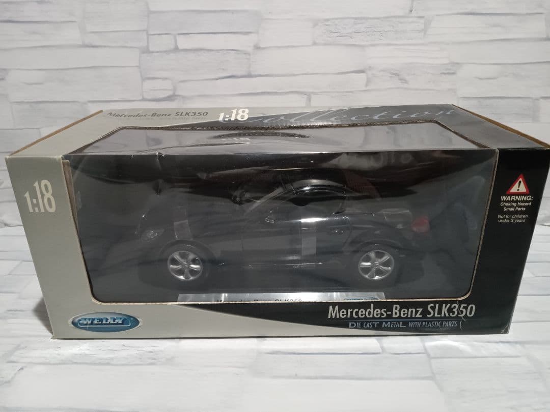 1/18 メルセデス・ベンツ　SLK350 R171　ミニカー　ブラック