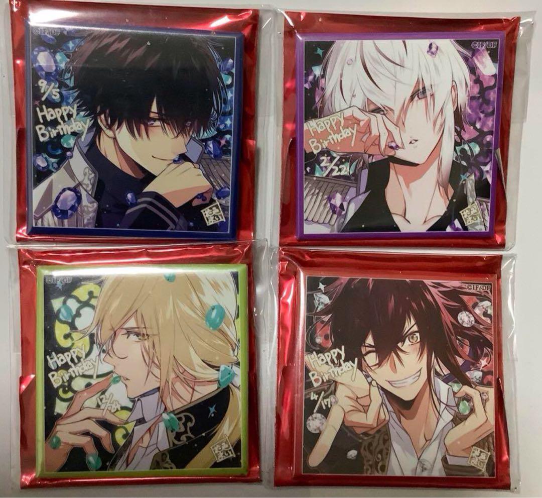 カラマリ　冬の市 缶バッジ　バースデー　柳愛時　岡崎契　白石景之　榎本峰雄