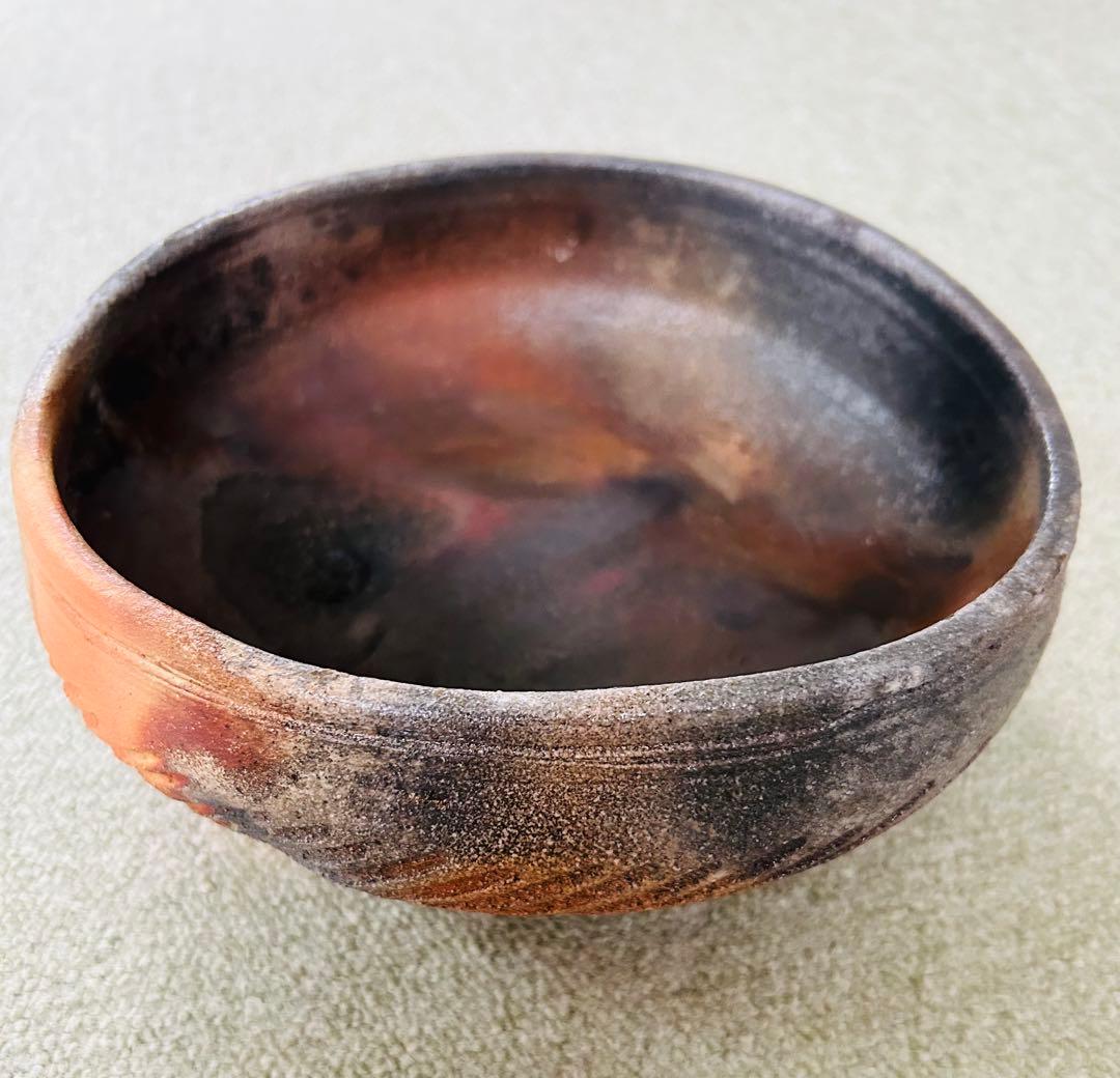 未使用品　佐々木昭楽　灰器　焼〆　茶道　表千家