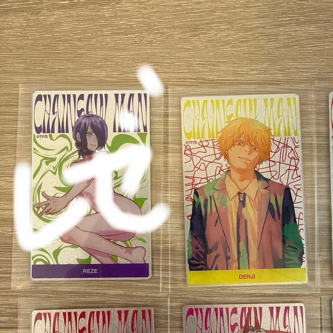 チェンソーマン　メタリックアクリルカードコレクション　全種　7点　新品