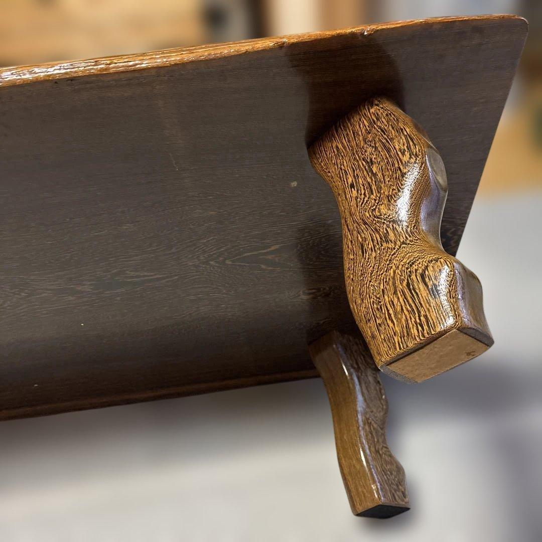 柿の木　一枚板　座卓