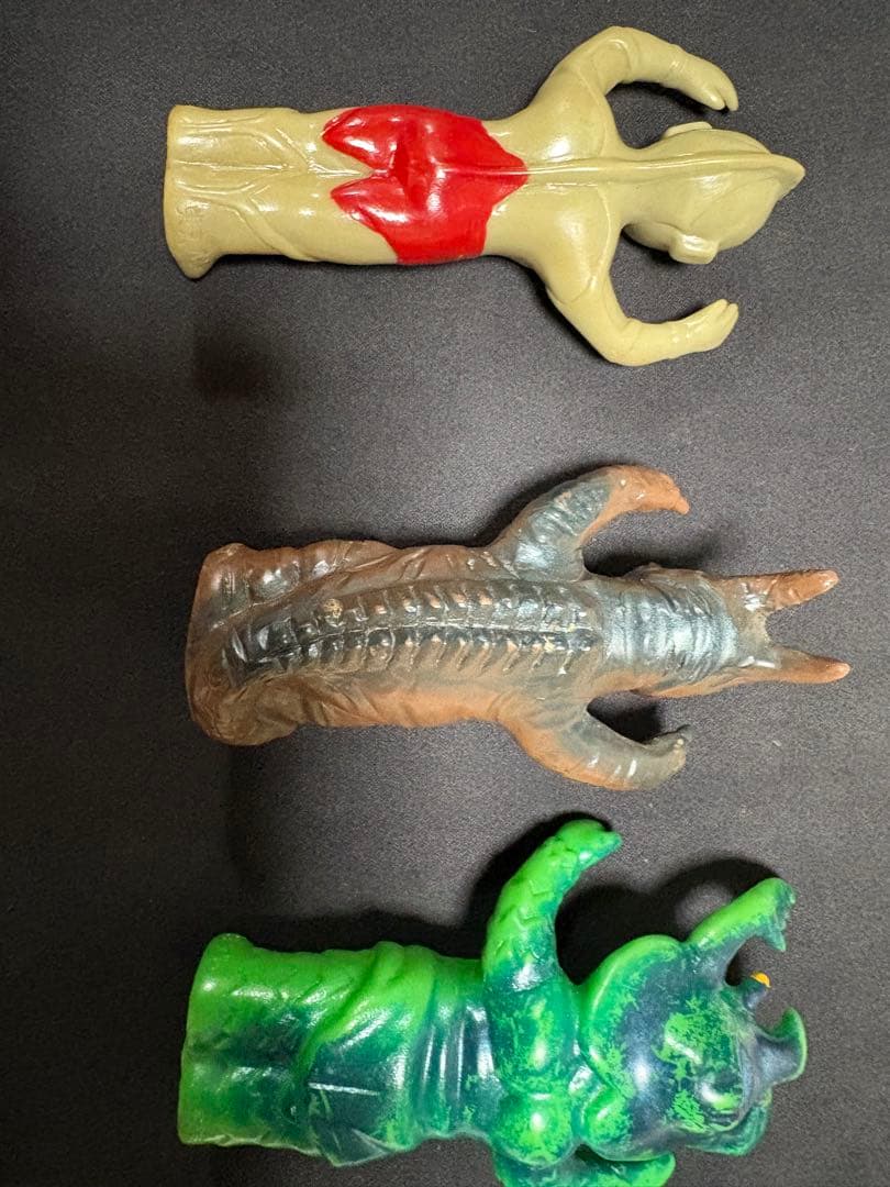 大里玩具　ジャンボ指人形　当時物。3体セット。コレクション放出します