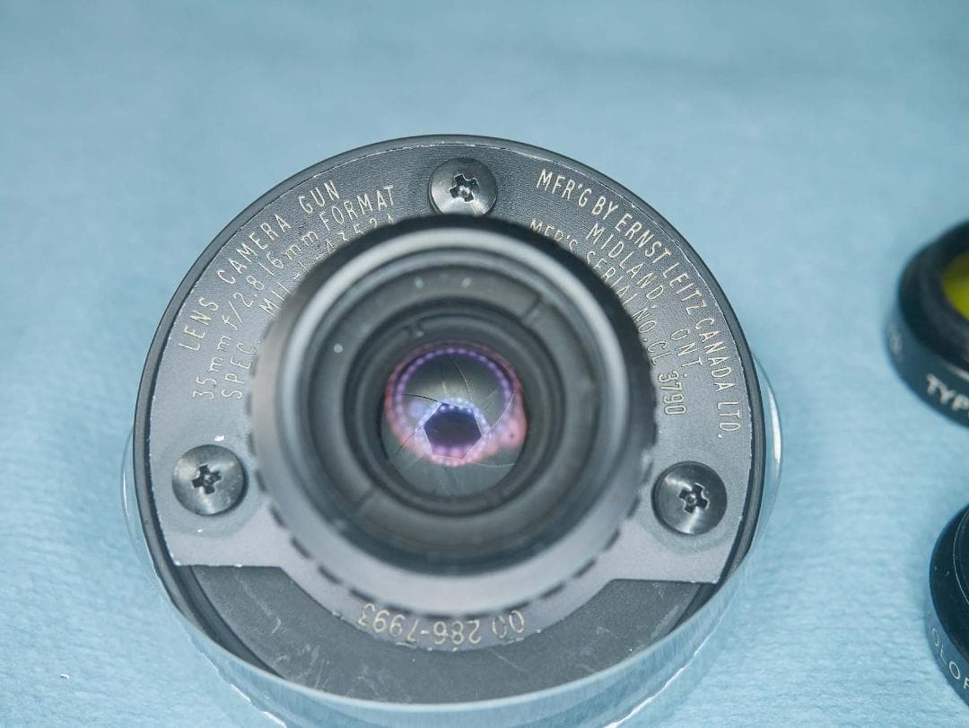 超レア ELCAN 35mmF2.8 Fuji フジFX　ガンカメラレンズ