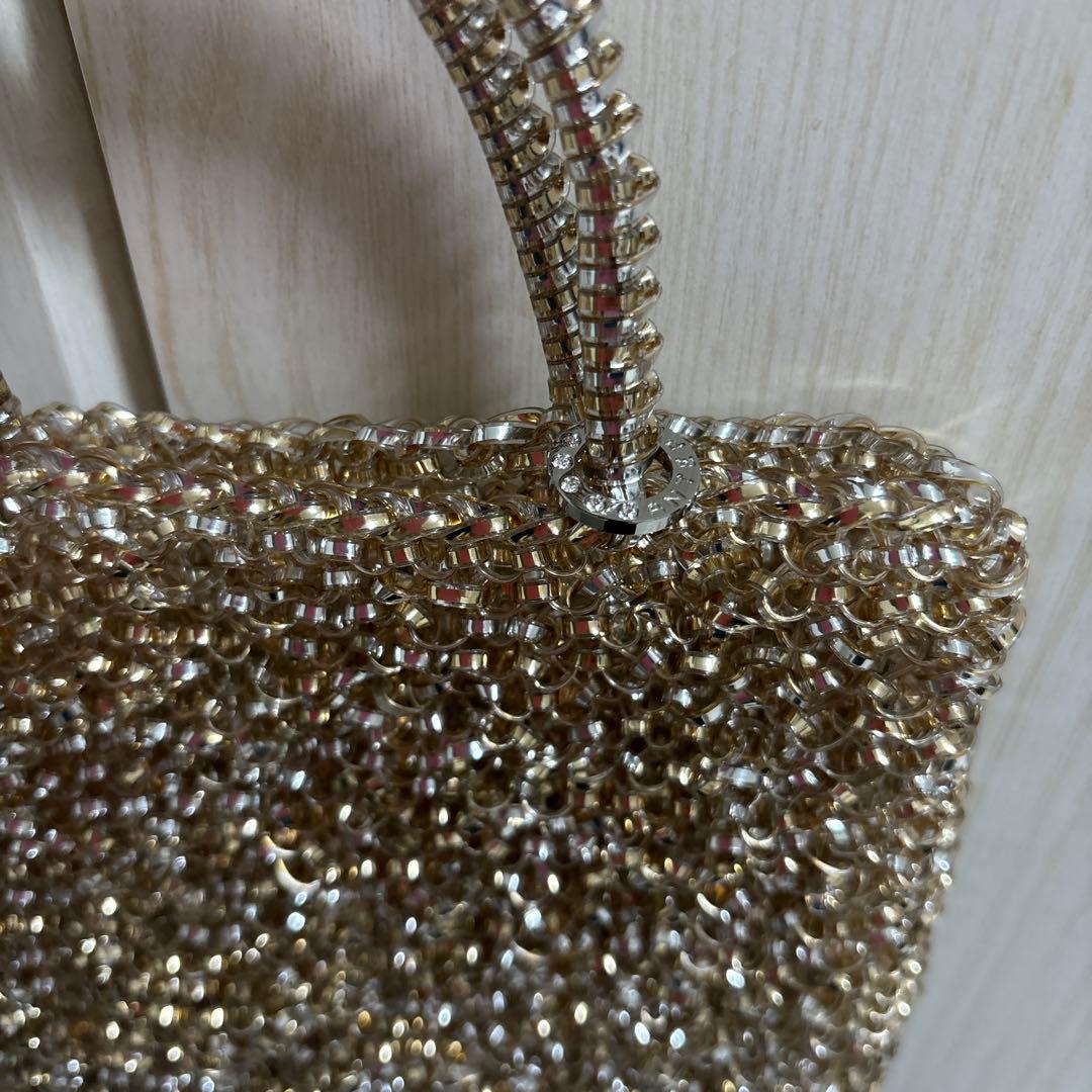 ARTEMISA ゴールド ビーズ パーティーバッグ