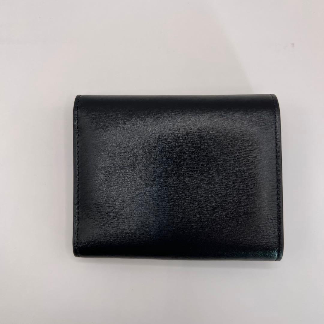 MARNI 三つ折り財布　PRISMA ブラック　ゴールド　財布　ウォレット　黒