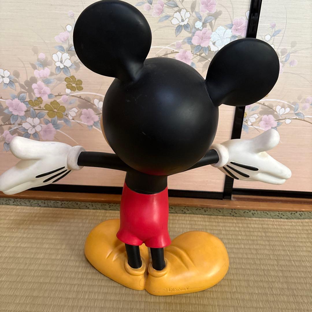 希少　ミッキーマウス　ディズニー　特大　陶器　置物　レトロ　コレクター