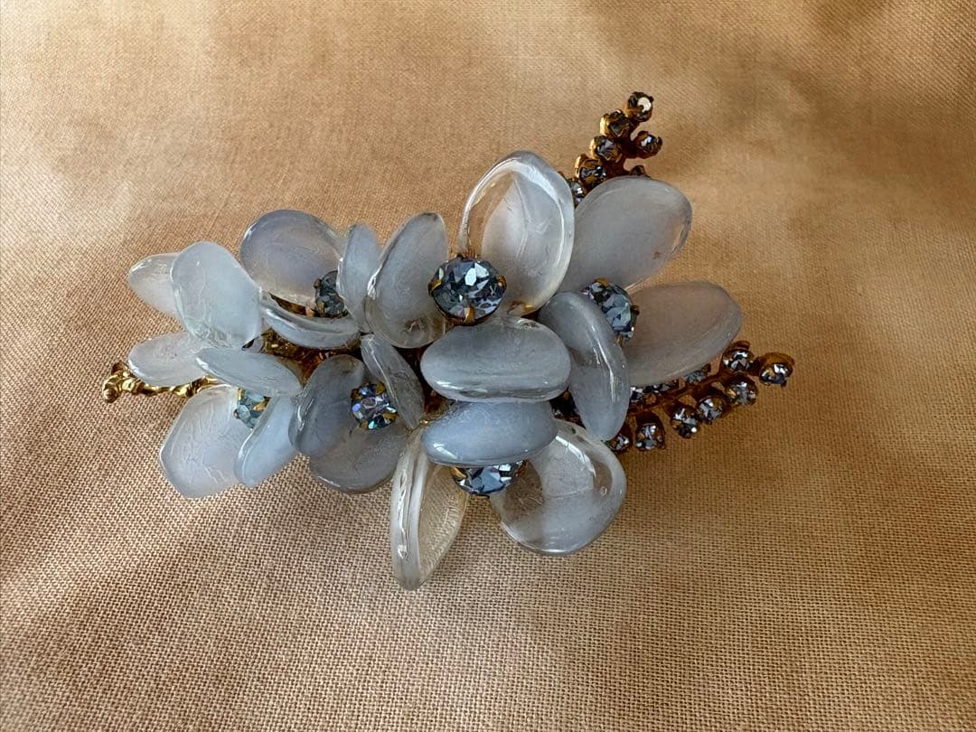 Miriam Haskell ビンテージ ブローチ