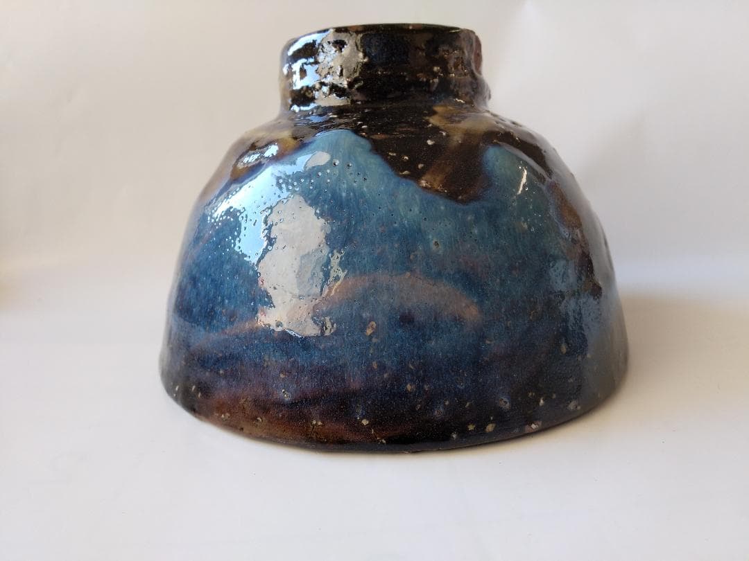 れもん萩焼 光彩庵 茶陶 山根清玩 作 青萩茶碗 共箱 栞 茶器抹茶碗新品