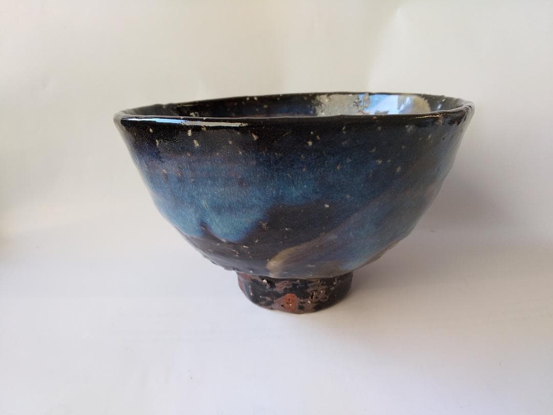 れもん萩焼 光彩庵 茶陶 山根清玩 作 青萩茶碗 共箱 栞 茶器抹茶碗新品