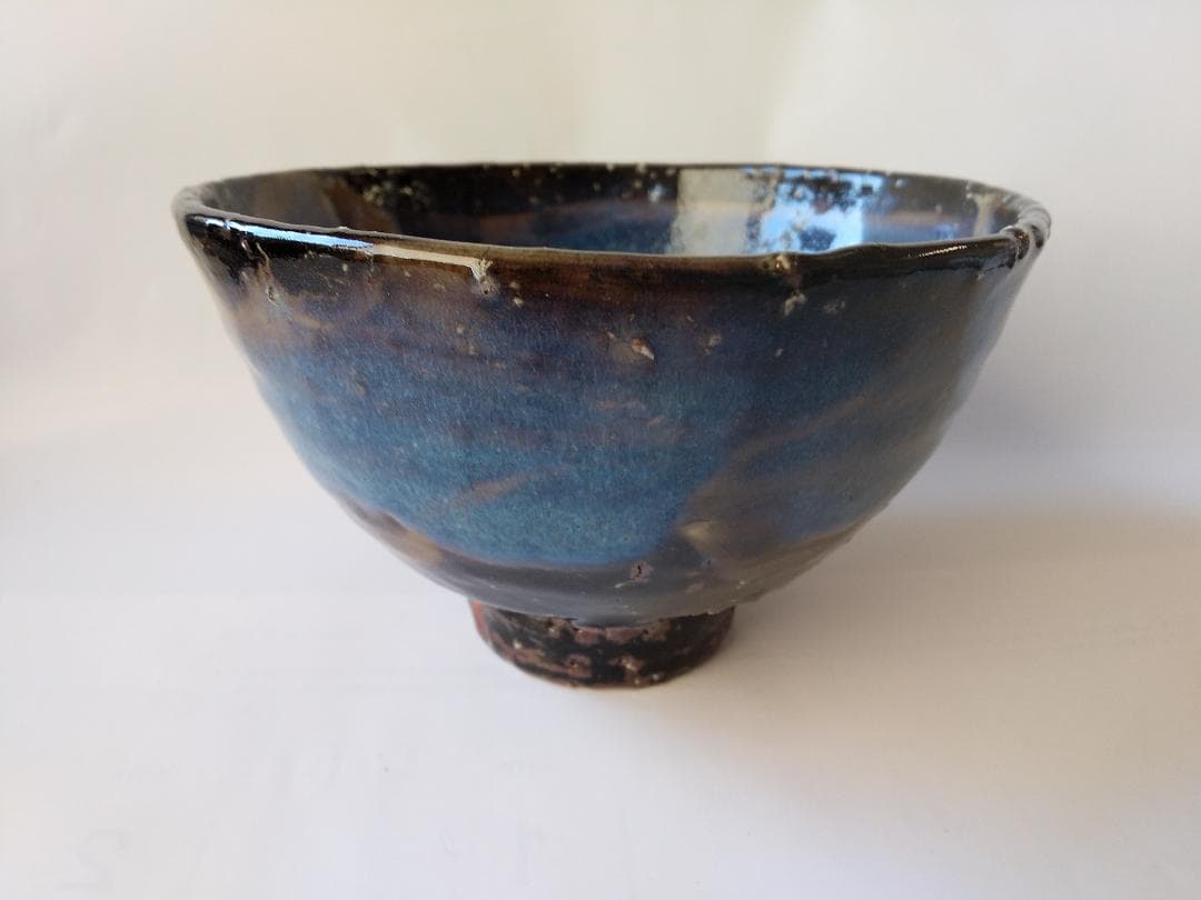 れもん萩焼 光彩庵 茶陶 山根清玩 作 青萩茶碗 共箱 栞 茶器抹茶碗新品