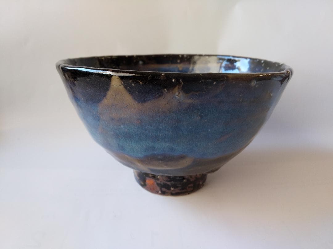 れもん萩焼 光彩庵 茶陶 山根清玩 作 青萩茶碗 共箱 栞 茶器抹茶碗新品