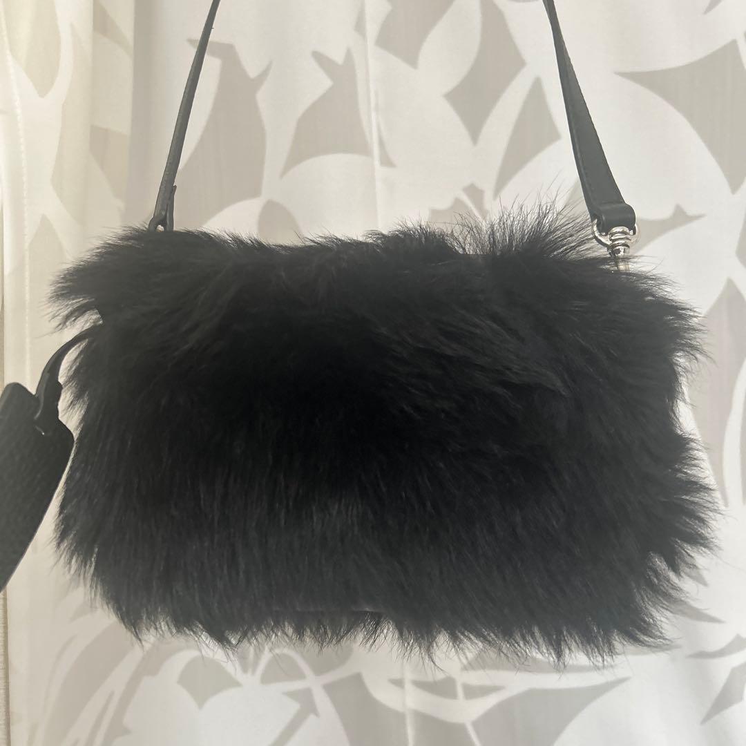 正規品 新品未使用 UGG アグ クロスボディ ファー×レザー ショルダー