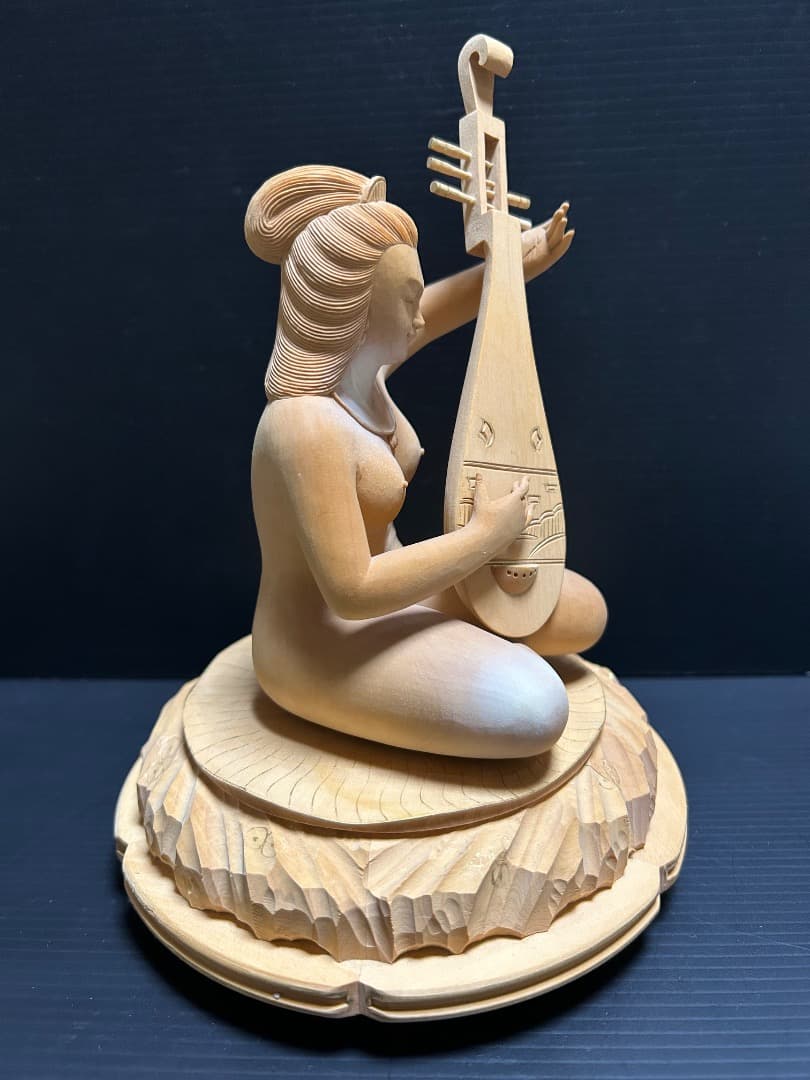 秘宝 裸弁天 (木彫)