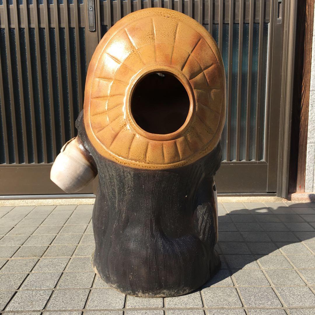 たぬき　約75cm 福狸　20号から25号サイズ　置物　信楽焼