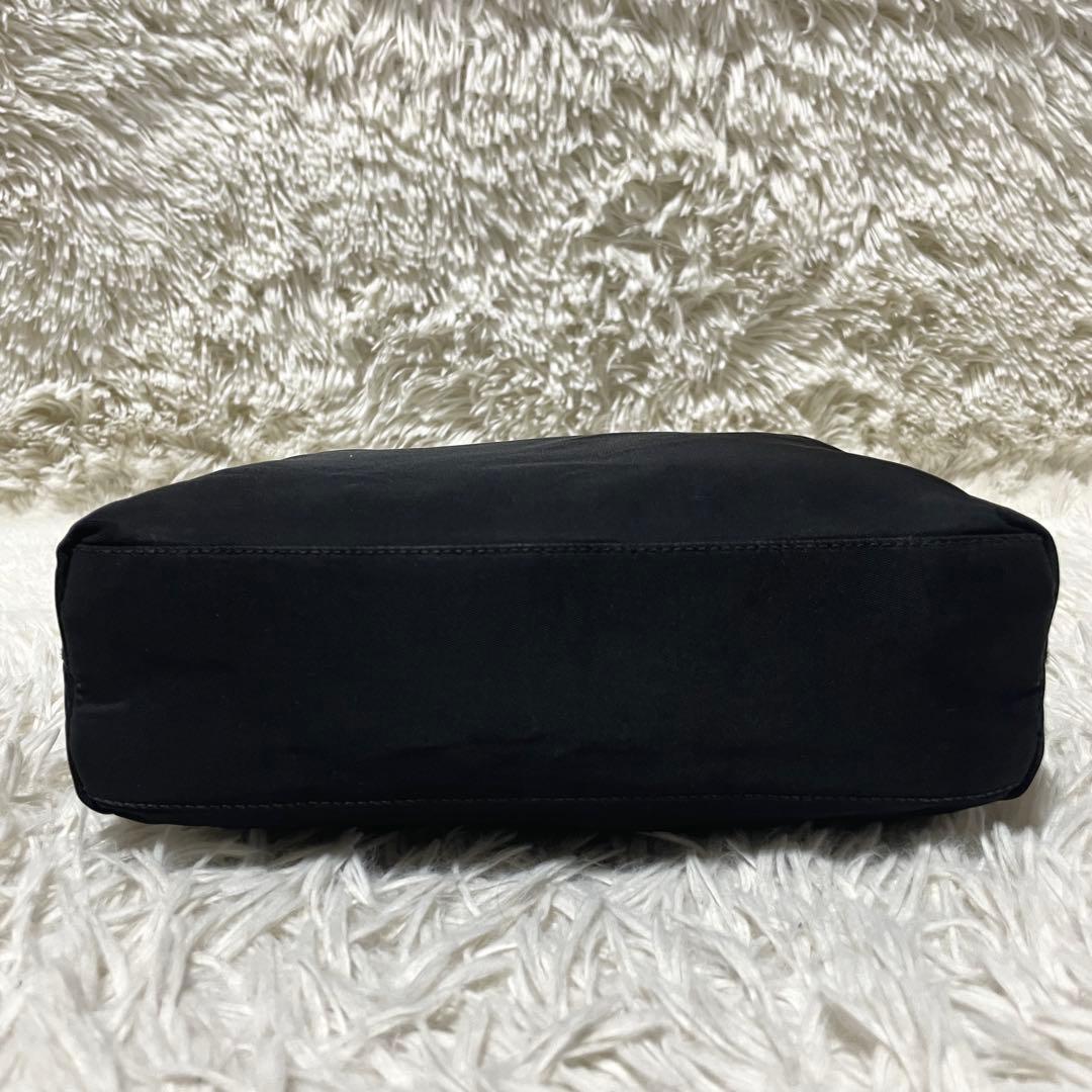 【美品】PRADA プラダ　ミニ　ハンドバッグ　トート　ナイロン　ブラック　黒